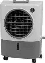 Portable Swamp Coolers - 1300 CFM MC18M Evaporative Air Cooler with 2-Speed Fan, 53.4 dB - 500 sq. ft. Coverage Evaporative Air Cooler Portable High Velocity Outdoor Cooling Fan by Hessaire - White