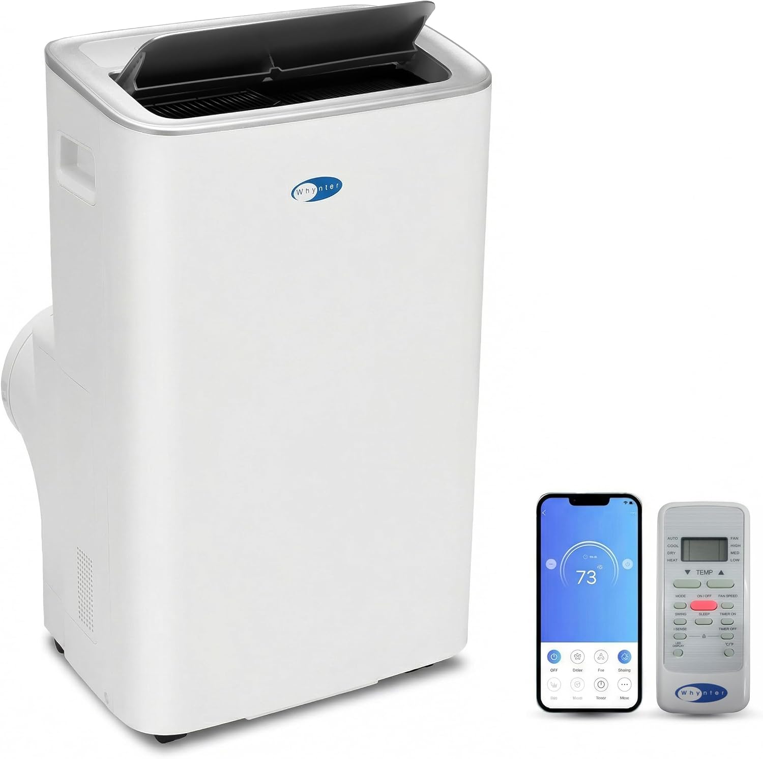 Whynter Portable Air Conditioner 13000 BTU Dual Hose Smart Wi-Fi ARC-1280WX